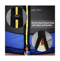 SereneLife Outdoor Trampoline with Safety Net - 12ft