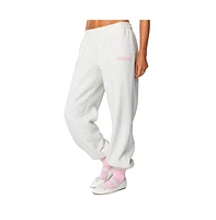 Edikted Women's Sasha Bow Detail Sweatpants