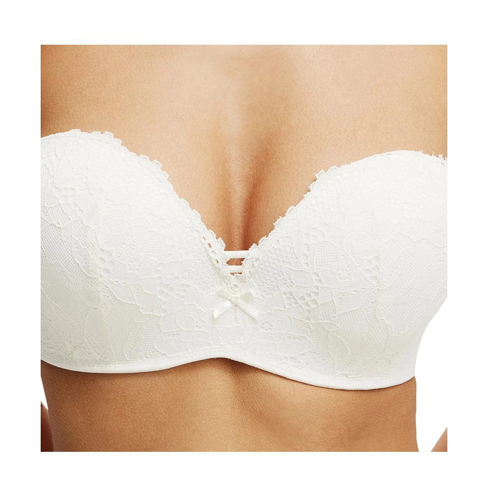 Cotton On Women's Everyday Lace Strapless Push Up 2 Bra