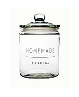 Amici Home Stockholm Glass Round Canister - Storage