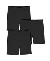 Gerber Toddler Girls Bike Shorts, 3-Pack