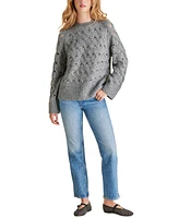 Steve Madden Women's Sonora Oversized Open-Stitch Sweater