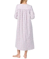 Eileen West Women's Cotton Flannel Lace-Trim Ballet Nightgown