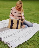 Picnic Time Montecito Picnic Blanket with Harness