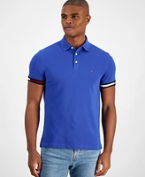 Tommy Hilfiger Men's Slim-Fit Stripe-Cuff Polo Shirt