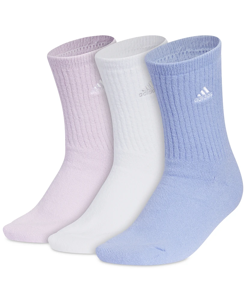 adidas Women's 3-Pk. Cushioned Comfort Crew Socks