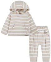 Nike Baby Girls "Ready Set" Striped Hoodie & Jogger Pants, 2-Piece Set