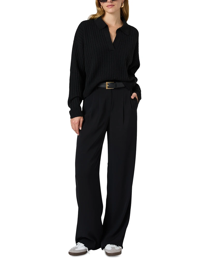 French Connection Women's Harrie Wide Leg Suiting Pants