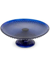 Amici Home Diamond Footed Glass Cake Stand