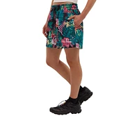 Bench Dna Women's Midmoor French Terry Printed Shorts