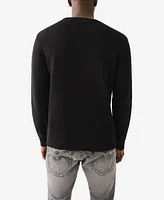 True Religion Men's Tr Chenille Logo Sweater