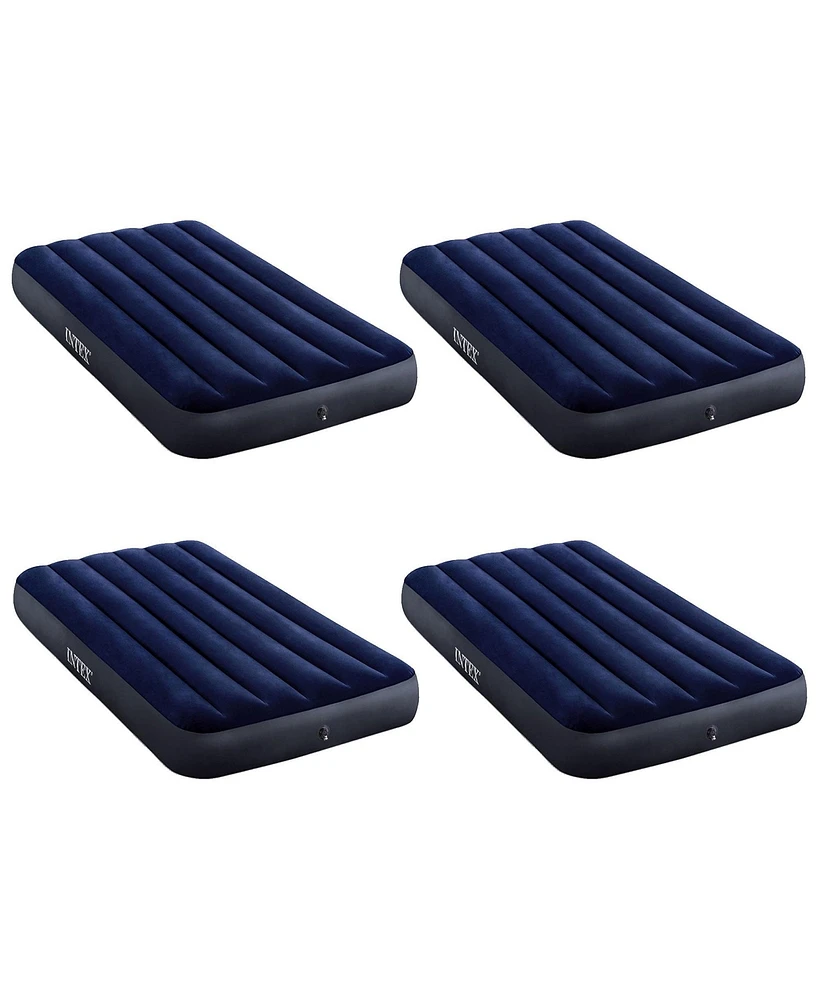 Intex Twin Size Downy Air Mattress Bed with Dura