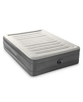 Intex TruAire Luxury Queen Air Mattress Airbed w/ Lumbar Support & Built in Pump