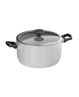 BergHOFF Leo Glints Nonstick Recycled Aluminum Stockpot 9.5", 5.9qt. With Glass Lid