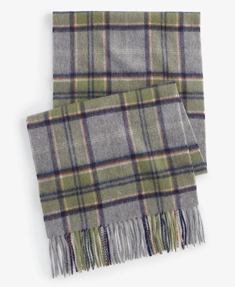 Club Room Men's Plaid Cashmere Scarf, Created for Macy's