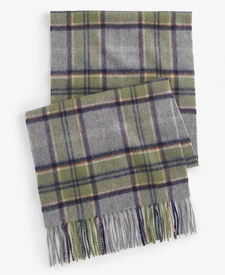 Club Room Men's Plaid Cashmere Scarf, Created for Macy's