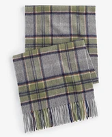 Club Room Men's Plaid Cashmere Scarf, Created for Macy's