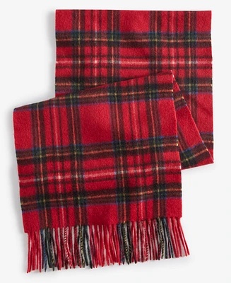 Club Room Men's Plaid Cashmere Scarf, Created for Macy's