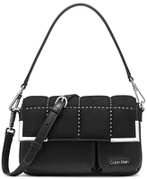 Calvin Klein Mica Puffy Quilt Crossbody with Adjustable Strap