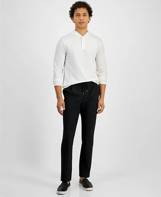 Michael Kors Men's Melange Comfort Relaxed Trousers