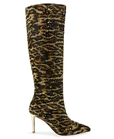 Betsey Johnson Women's Brea Rhinestone Tall Boots