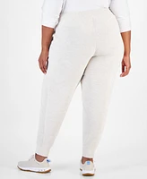 Id Ideology Plus Ottoman Jogger Pants, Created for Macy's