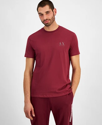 A|X Armani Exchange Men's Short Sleeve Double Sided Logo T-Shirt, Created for Macy's