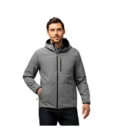 Free Country Men's Melange Stretch Full Zip Hoodie