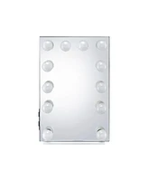 Simplie Fun Asa Accent Mirror, White Finish