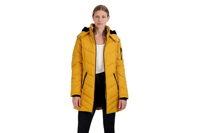 Hfx Women's Heavyweight Puffer Parka Winter Jacket