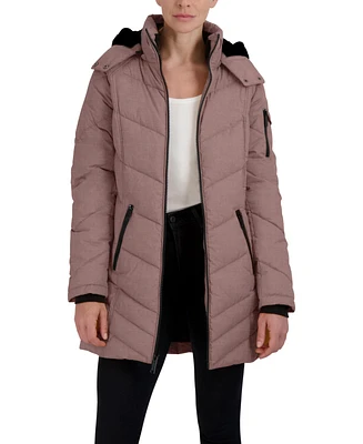 Hfx Women's Heavyweight Puffer Parka Winter Jacket