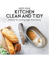 Amici Home Rustic Kitchen Metal Bread Bin