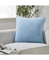 Ihi Home Popcorn Weave Pillow, 22"Sq