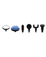 Brookstone Hot and Cold Percussion Massager, 6 Heads, Cordless