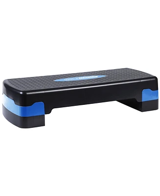 HolaHatha Aerobic Step Platform Exercise Fitness Equipment w/ Adjustable Height