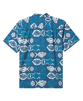 Quiksilver Waterman Men's Band O Fish Short Sleeve Shirt