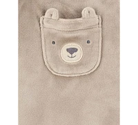 Carter's Baby Long-Sleeve T-Shirt & Bear Overalls, 2-Piece Set