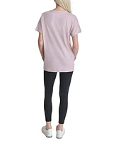 Dkny Sport Women's Ombre Sequin Logo T-Shirt