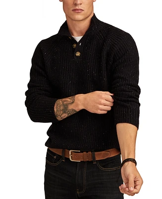 Lucky Brand Men's 1/4 Mock Neck Sweater