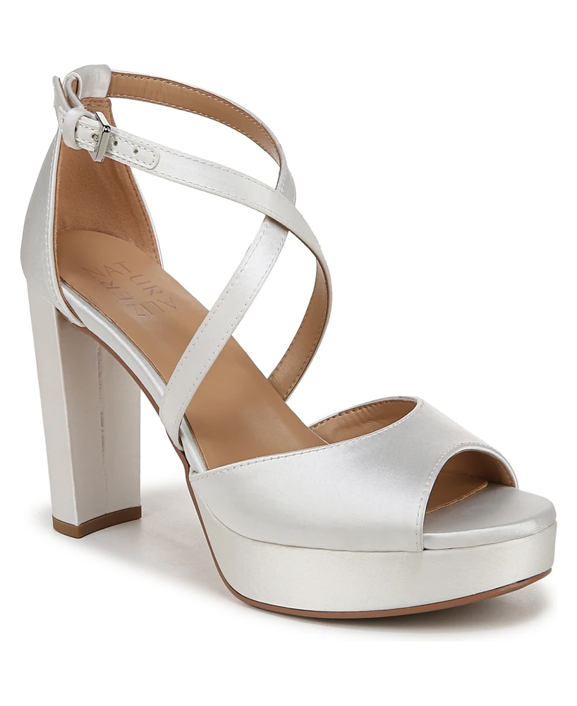 Naturalizer Women's Melody Platform Peep Toe Dress Sandals