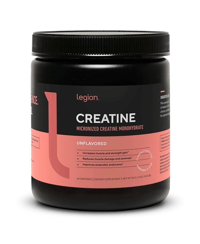 Legion Athletics Legion Micronized Creatine Monohydrate Supplement