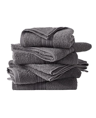 Linery & Co. Ringspun Cotton 6-Piece Hand Towel Set