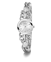 Guess Women's Analog Silver Tone Steel Watch 25mm