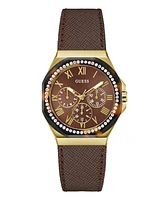 Guess Women's Multi-Function Leather Watch 36mm