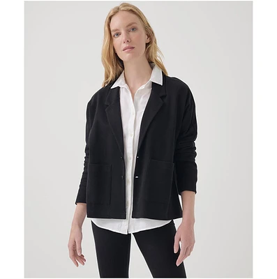 Pact Women's Organic Cotton Airplane Relaxed Blazer