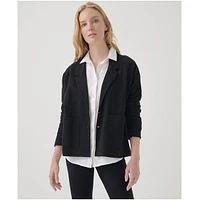 Pact Women's Organic Cotton Airplane Relaxed Blazer