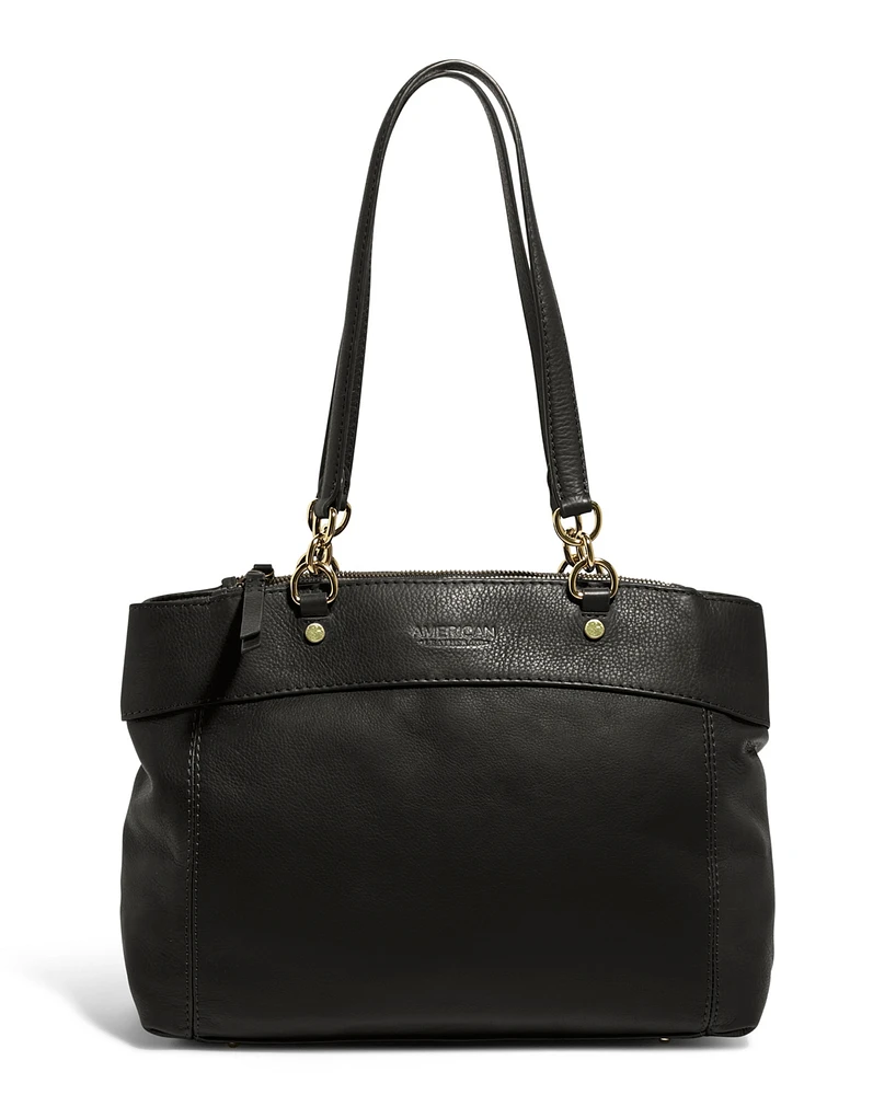 American Leather Co. Taylor Triple Entry Satchel