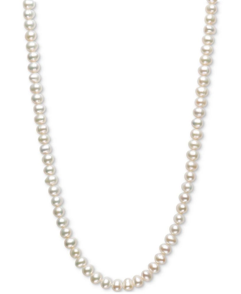 Belle de Mer Cultured Freshwater Pearl (6-7mm) 64" Endless Strand Necklace