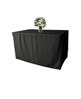 Slickblue Polyester Poplin Fitted Tablecloth