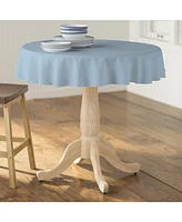 Slickblue 58" Round Tablecloth, Premium Polyester Poplin for Dining & Special Events